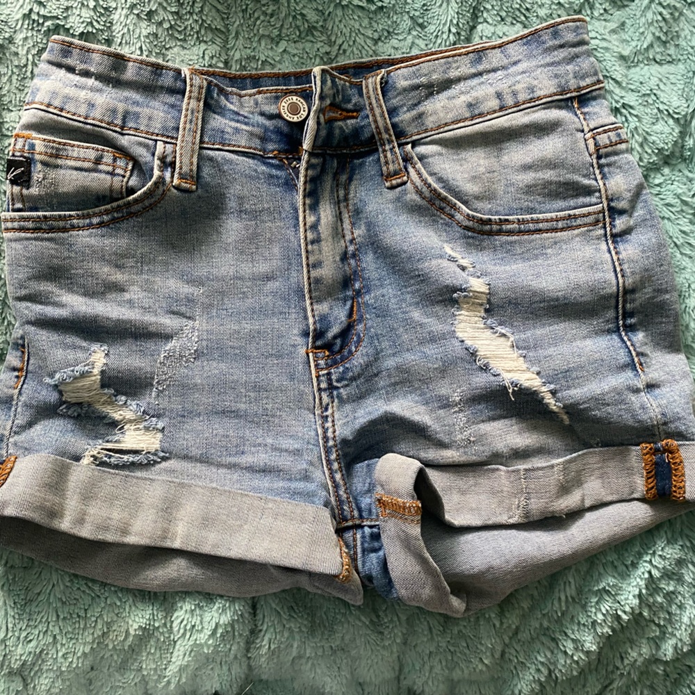 WOMENS DENIM JEAN SHORTS